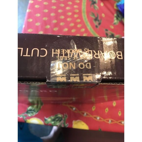 NEW ROYAL CRAFT WOOD Size XL Cheese Board 4 Piece Stainless Steel Cutlery Set - Picture 8 of 9